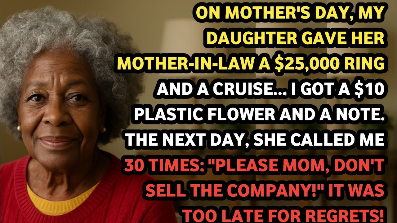 On Mother&rsquo;s Day, my daughter gave her mother-in-law a $25,000 ring and a cruise&hellip; I got a $10 plastic