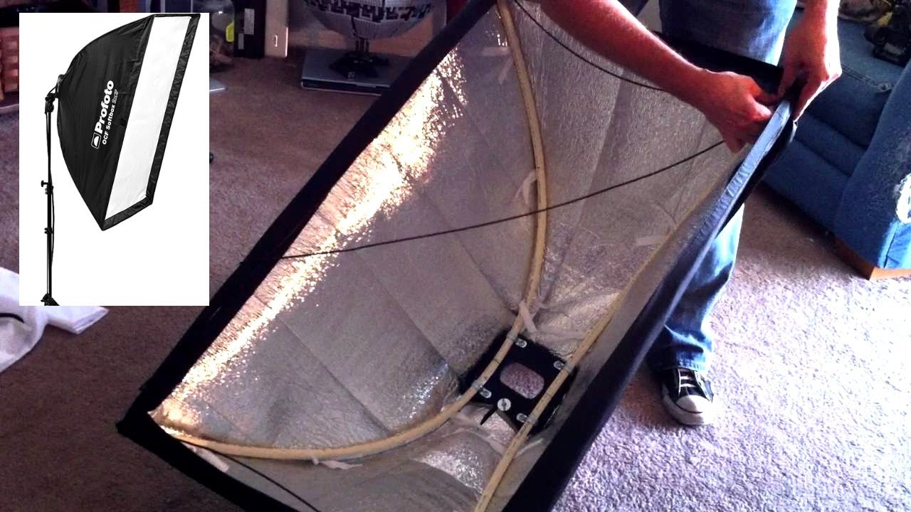 طريقة صناعة السوفت بوكس softbox باحترافية ومن مواد بسيطة