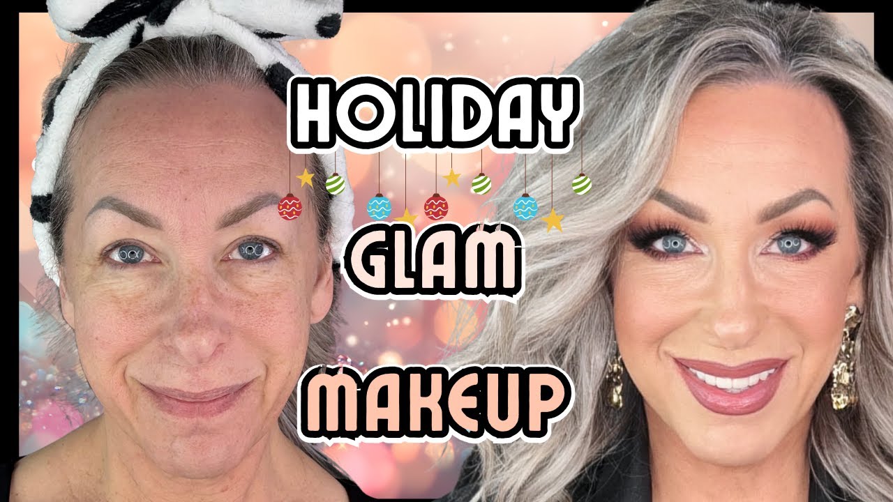 Ultimate HOLIDAY GLAM For Mature Skin ! | Makeup Tutorial 50+