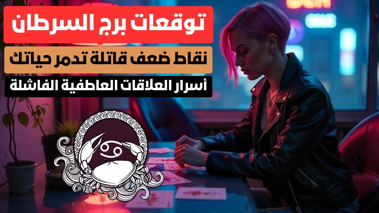 توقعات برج السرطان 🦀 تحذير عاجل ⚠️ نهاية غير متوقعة تنتظرك 😨 و أسرار العلاقات العاطفية الفاشلة 💔