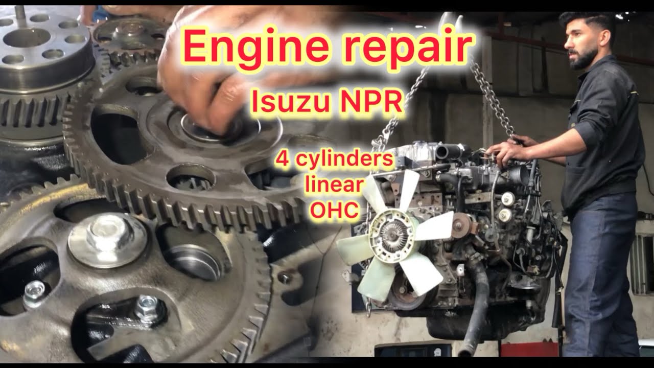 Isuzu truck engine repair video, all important points