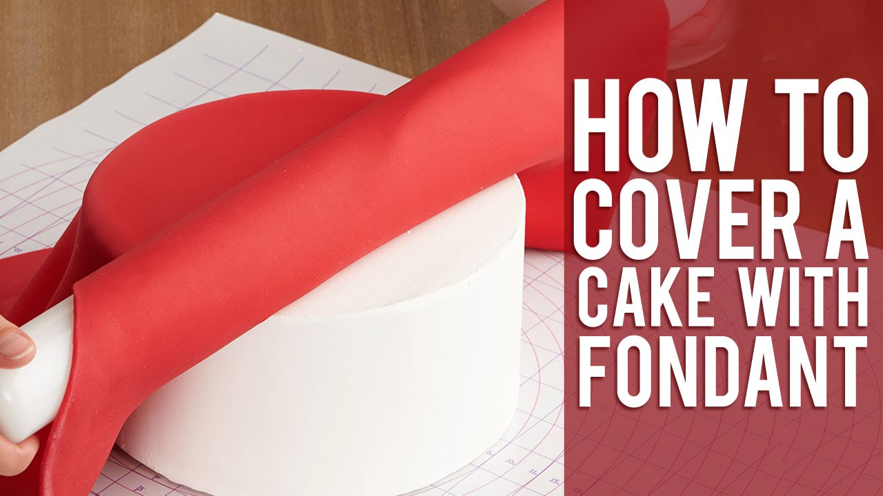 How to Cover a Round Cake with Fondant