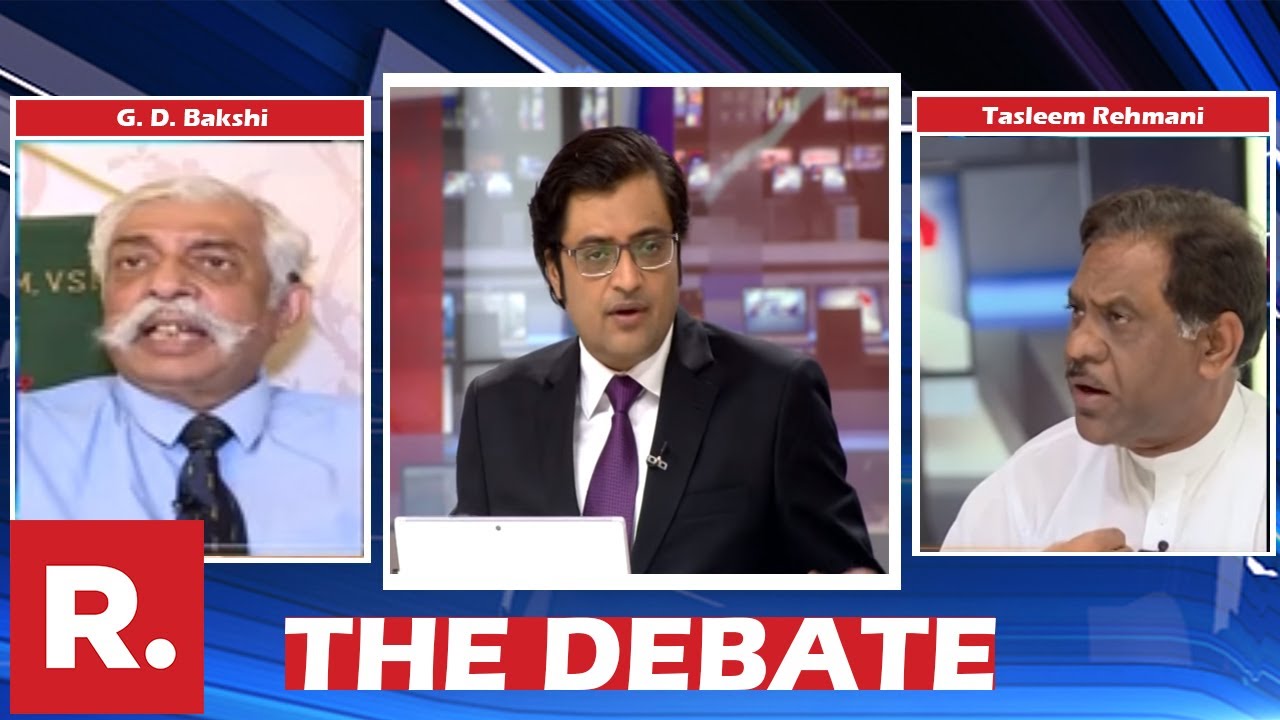 Dr Tasleem Rehmani Against Army Tank In JNU | The Debate With Arnab