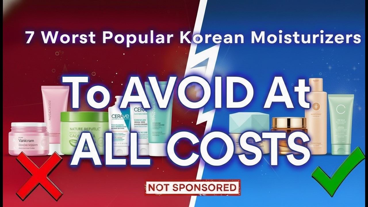 7 Worst Popular Korean Moisturizers That Are Actually Ruining Your Skin