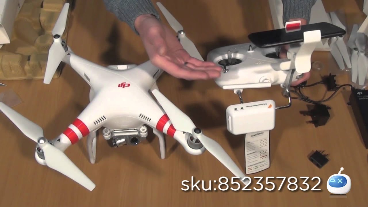 DJI Phantom 2 Vision+ V3.0, часть 1. Распаковка, обновление и настройка -- DX.COM