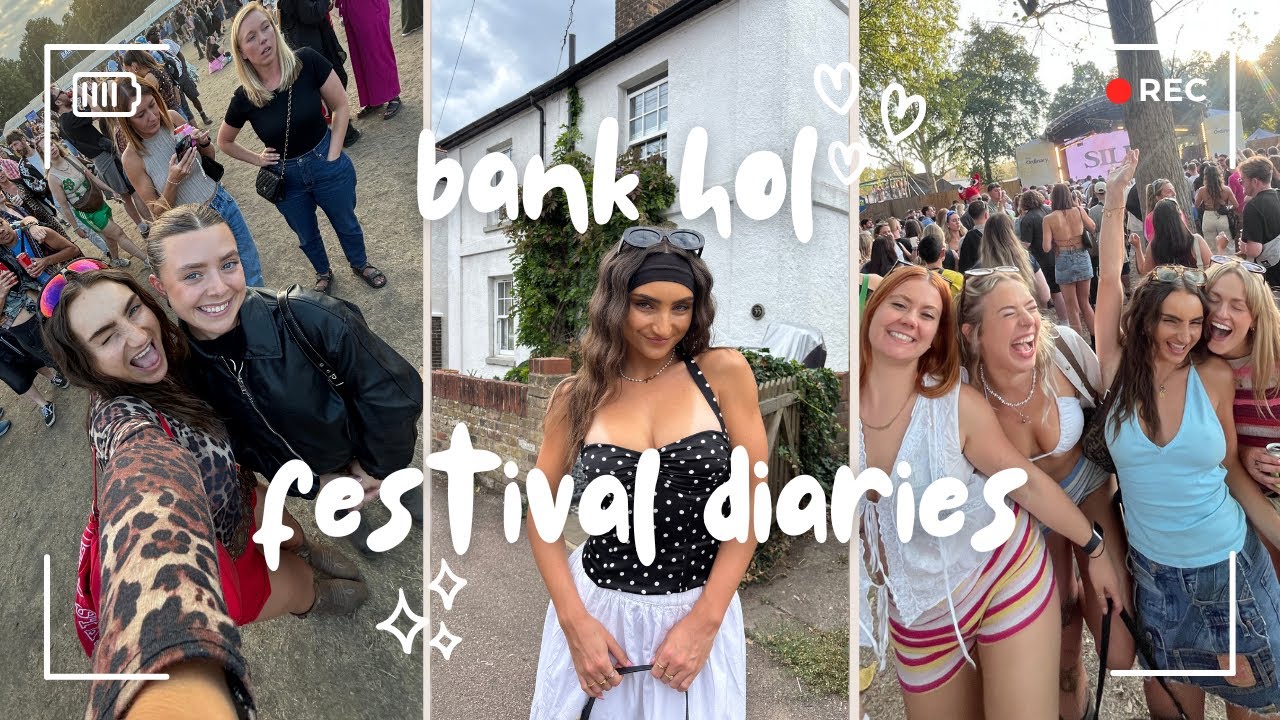 a super fun bank holiday vlog and lots of festivals with friends xox