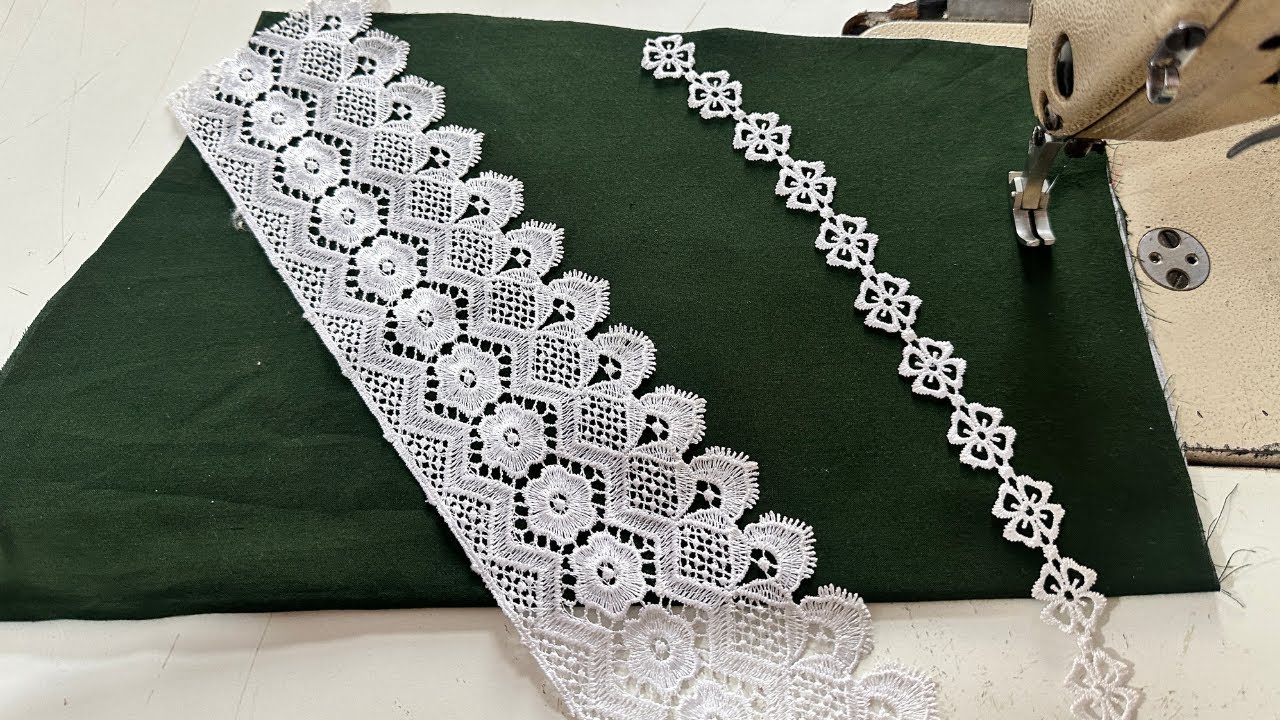 Latest  sleeves and bottom design with lace || sleeves design