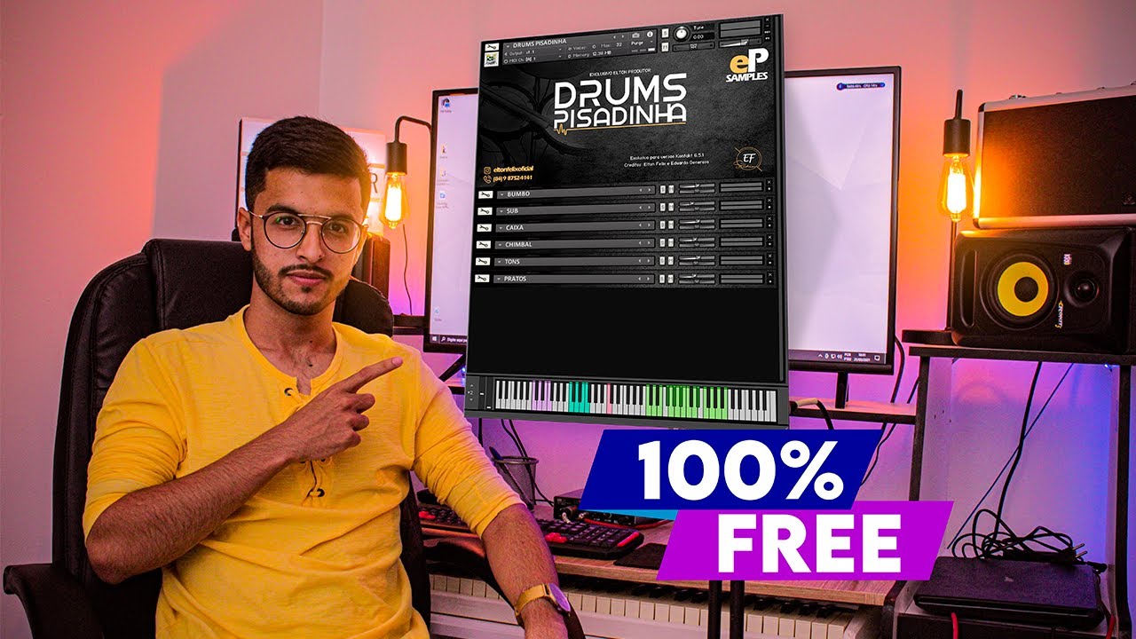LOOP DRUMS PISADINHA KONTAKT (100% FREE)