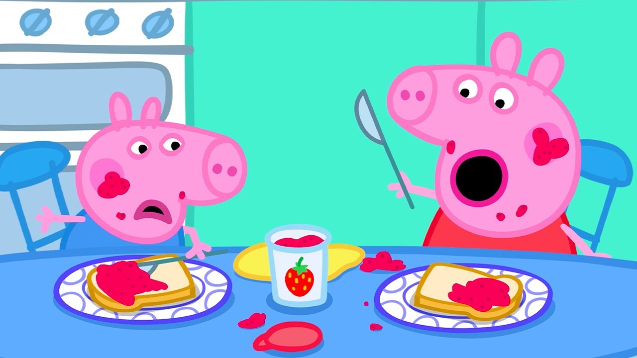 O sanduíche de geleia bagunçado | Peppa Pig Português Brasil Episódios Completos