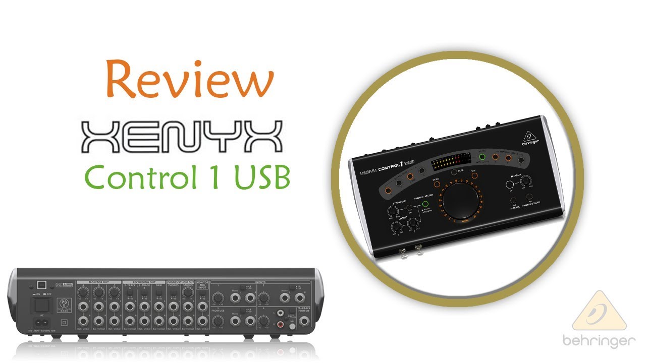 Review Controlador de Monitores Xenyx Control 1 USB