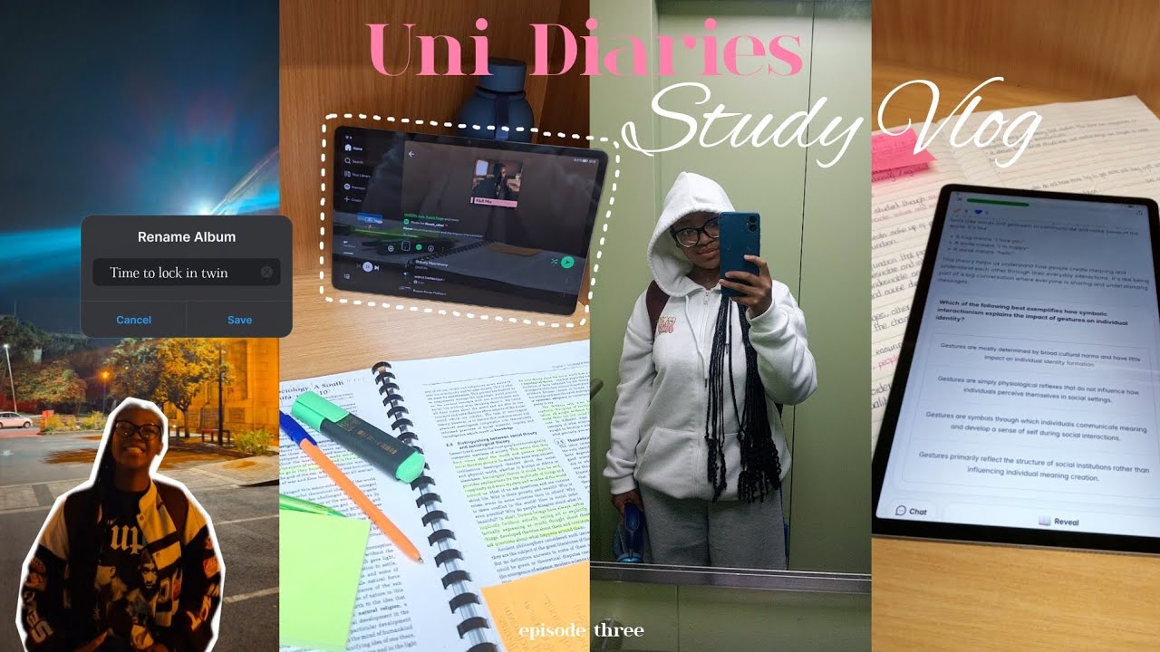 Uni Diaries:  Eps 03 | Study Vlog 📚| assignments | studying | stung by a bee🐝|