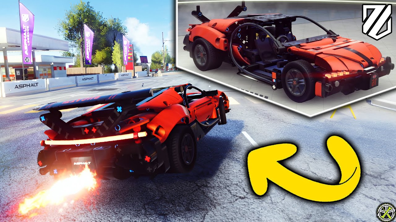 I UNLOCKED & RACED the Lego Technic Bugatti Chiron Pur Sport: Asphalt Legends RTG #850