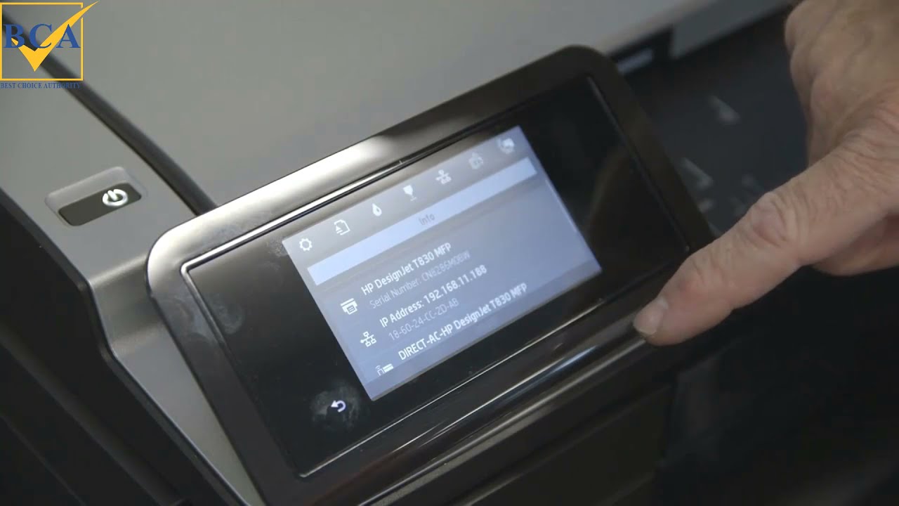 Hướng dẫn Up Firmware HP Designjet T730 & T830 Qua USB | BCA Việt Nam