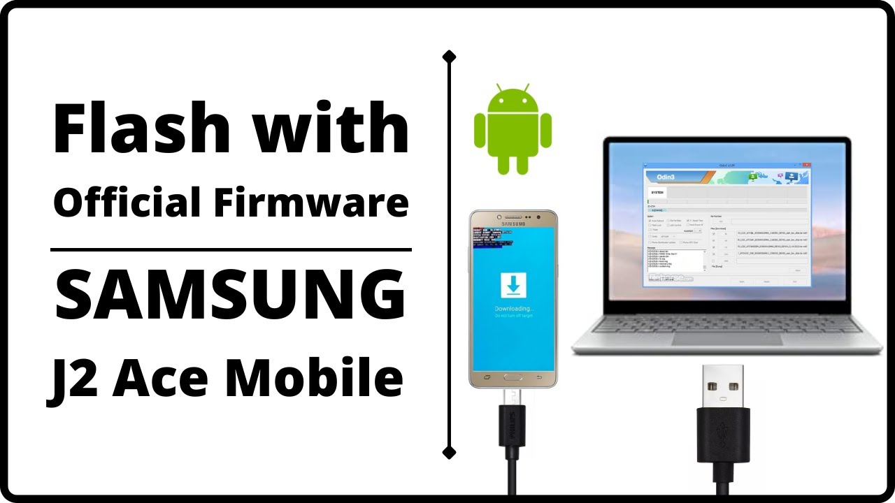 How to Flash Samsung J2 Ace with Official Firmware || Using Odin 3