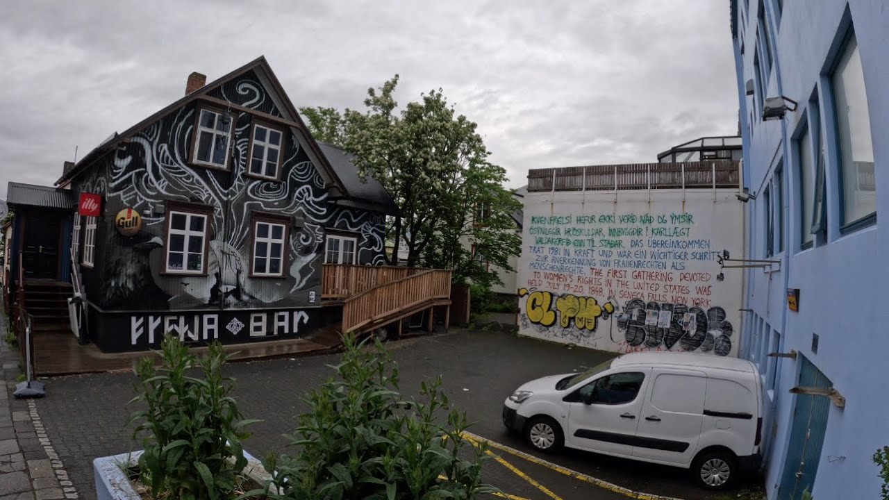Walking in Reykjavik, Iceland on June 22, 2024