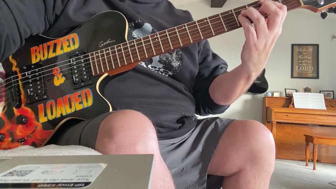 Quick rhythm guitar demo for new song a Tragedy In Blue