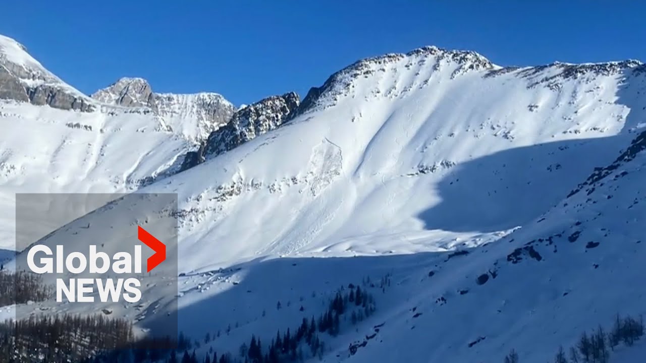 Skier safe after triggering avalanche near Lake Louise in Banff National Park