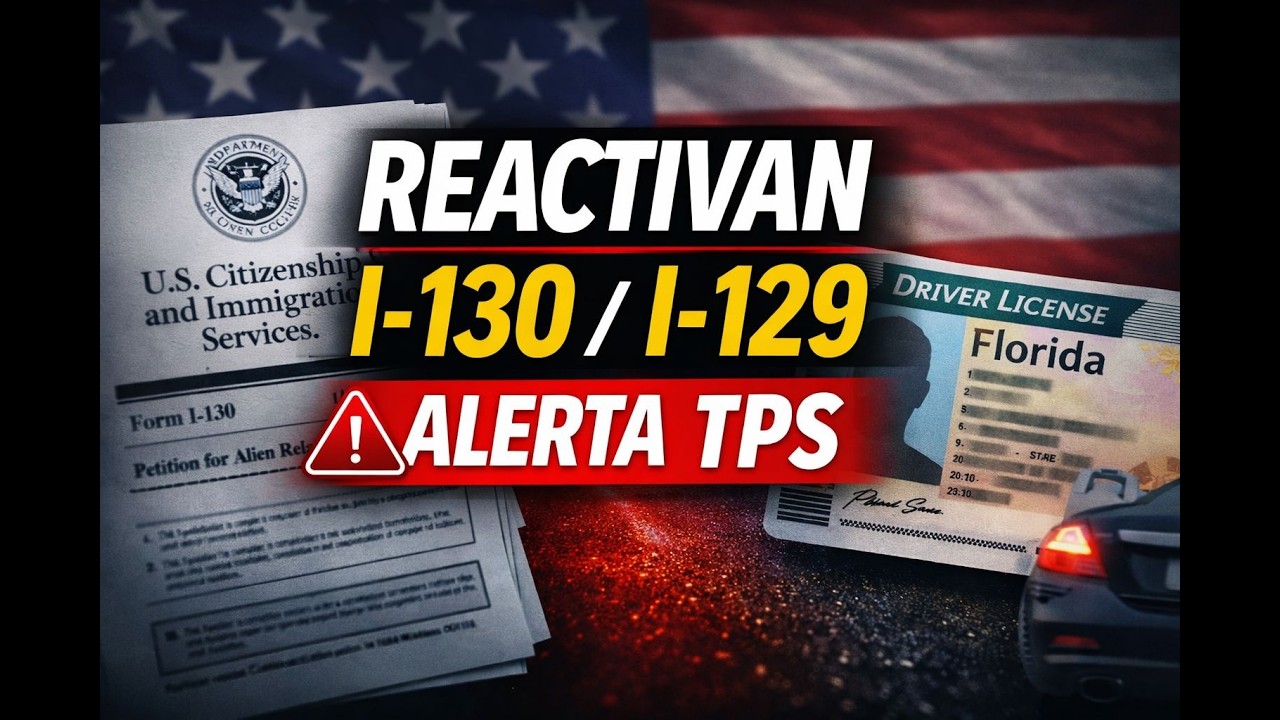Reactivan I-130 e I-129 y alertan por licencias de venezolanos en Florida