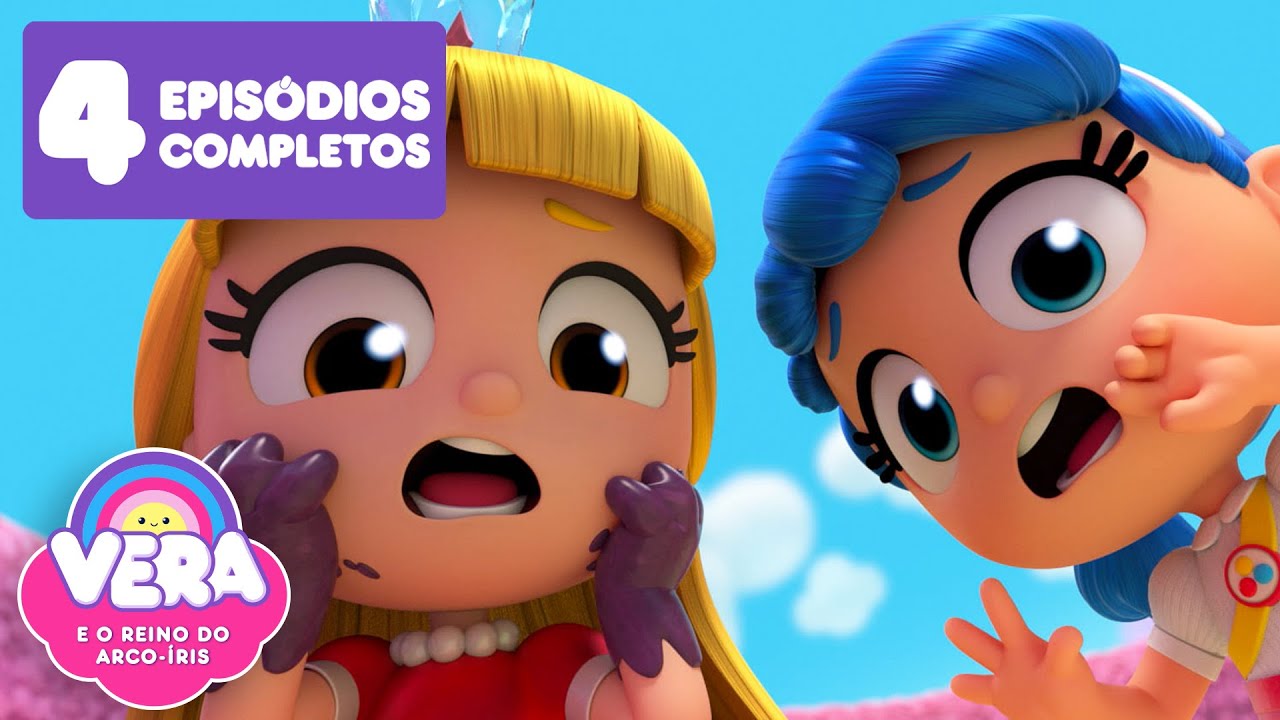 A Amizade de Vera e Grizelda 🌈 4 Episódios Completos 🌈 Vera e o Reino do Arco-Íris