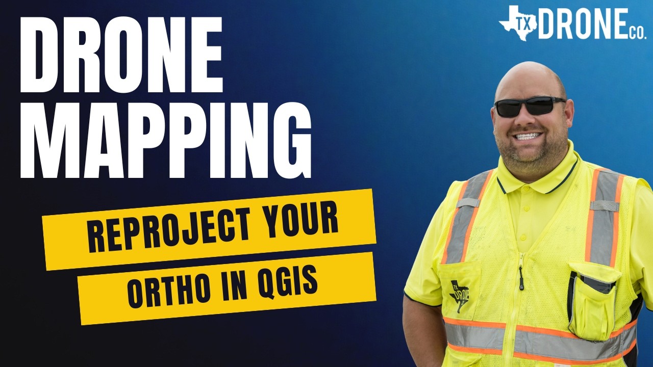 How to Reproject Drone Mapping Data in QGIS (UTM to State Plane NAD83 – Free Method)