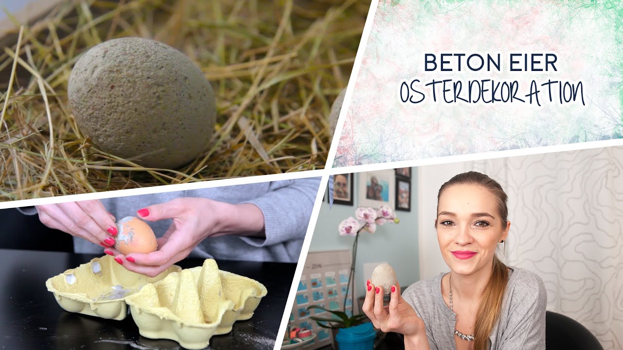 DIY - Ostern Beton Eier selbermachen