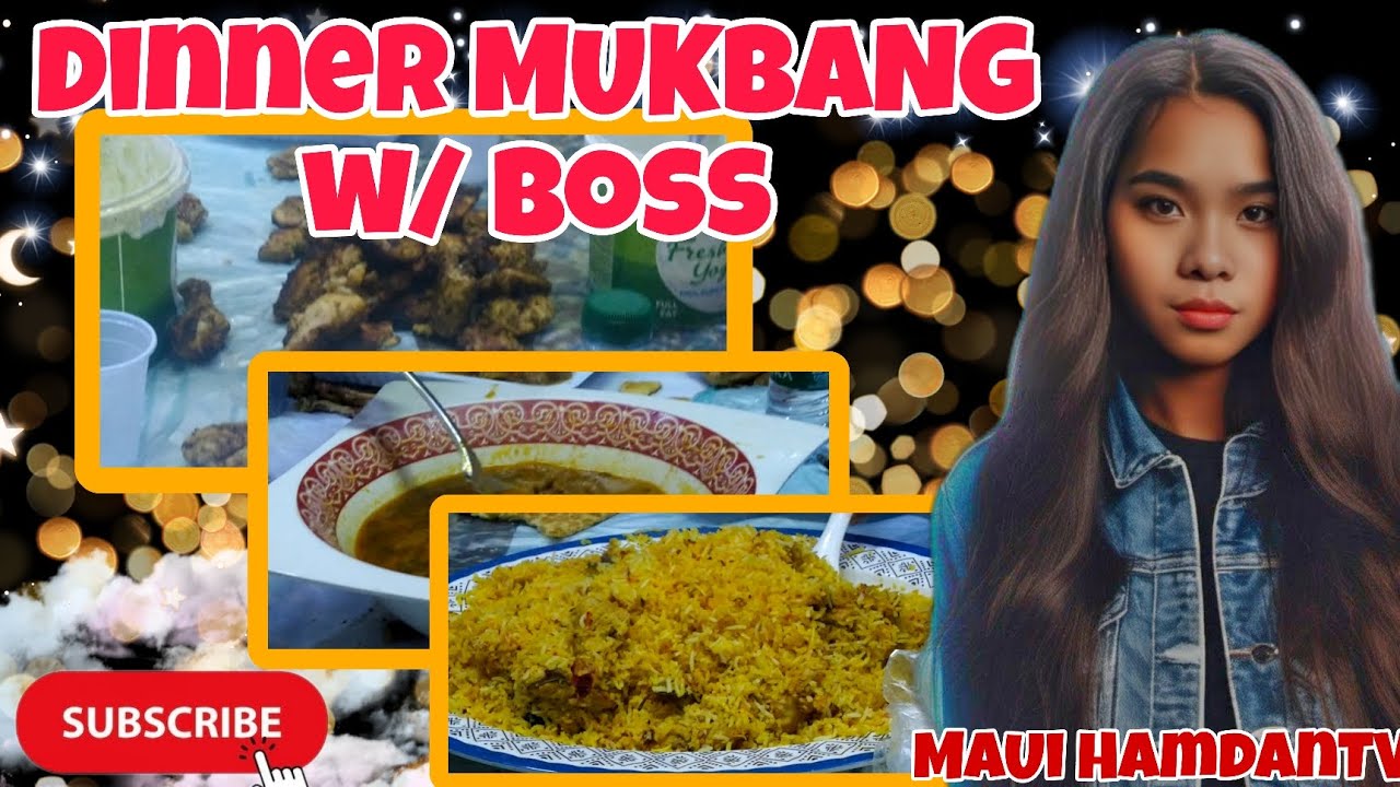 Dinner MUKBANG with BIG BOSS #fyp @mauihamdantv