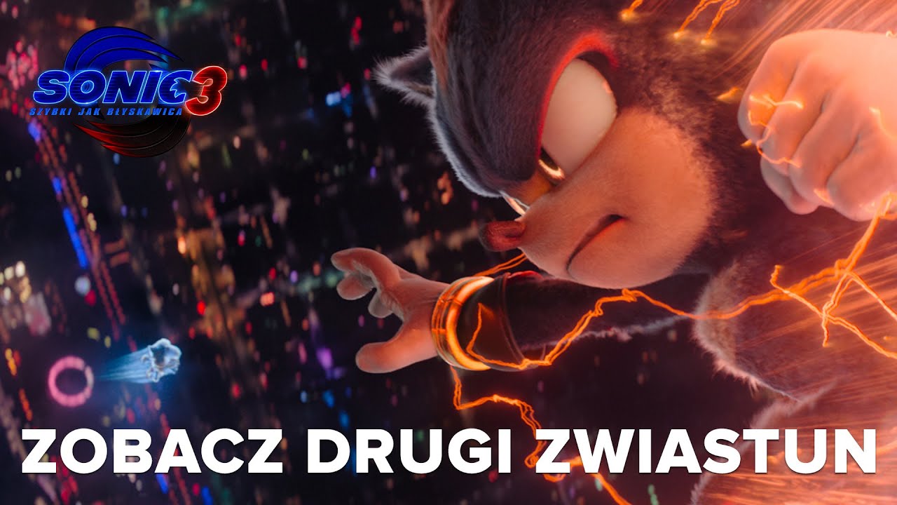 Sonic 3: szybki jak błyskawica - zobacz nowy zwiastun