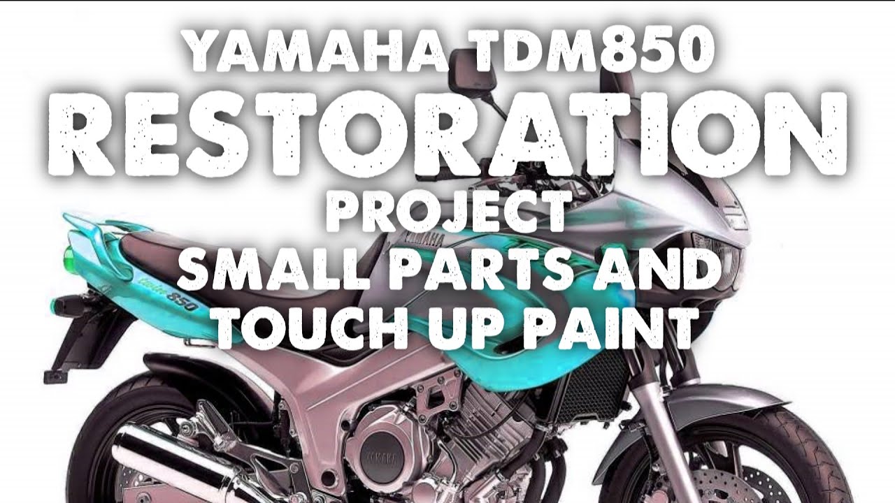 647. Yamaha TDM850 Restoration Project #7 - Small Parts and Touch Up Paint | Garage Video