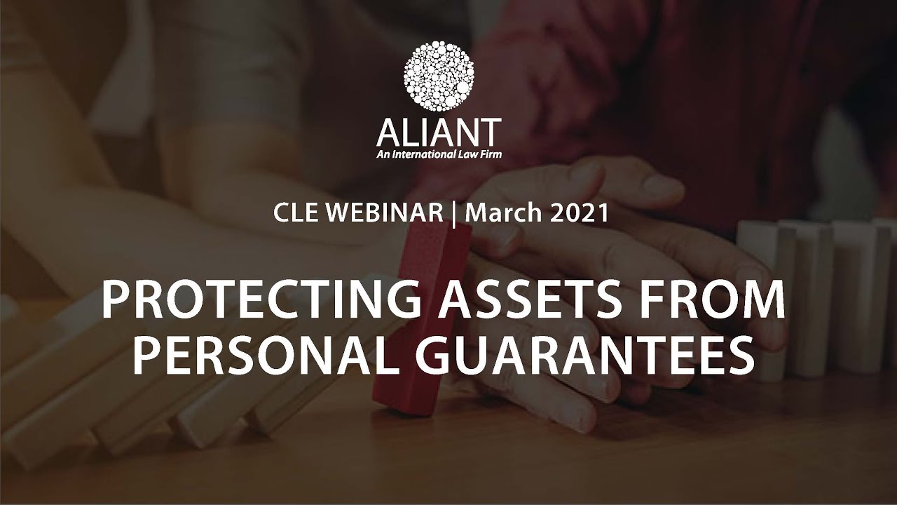 Webinar: Protecting Assets from Personal Guarantees by Jacob Stein, Esq.