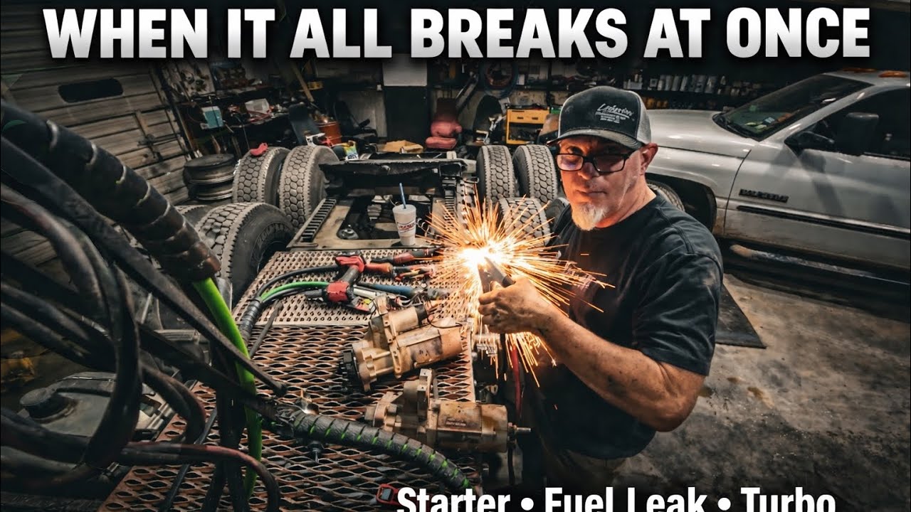 Rat Rod Starter Fail & Kenworth Turbo Rescue | Fixing Fuel Leaks & More!