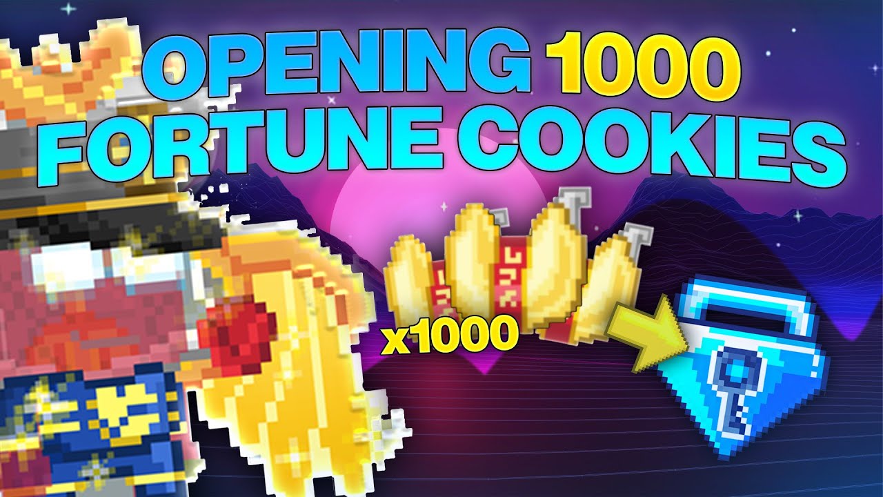 Opening 1000 Lucky Fortune Cookies! (profit?)  |Growtopia