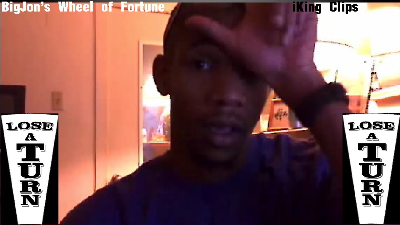 BigJon's Wheel of Fortune - iKing (VernonLewis) clips (Lose a Turn)