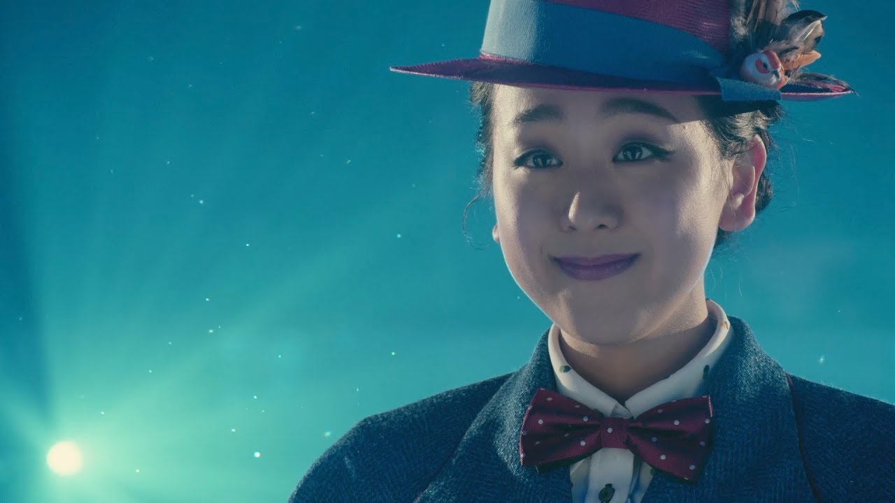 浅田真央、メリー・ポピンズに変身　華麗なスケーティング披露　『メリー・ポピンズ リターンズ』特別映像「魔法のエキシビション」