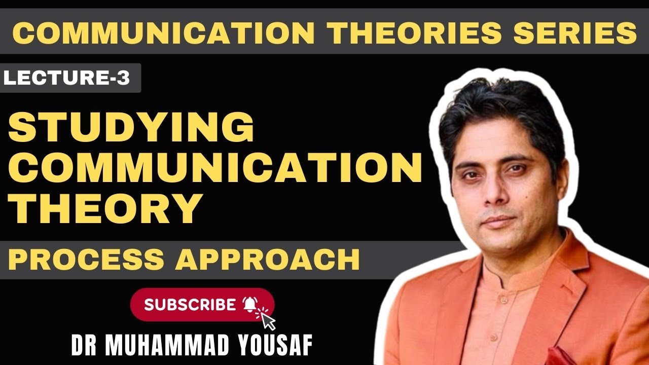 Lecture 3: Process Approach of Studying Communication Theory || Dr. Muhammad Yousaf|| Urdu/Hindi