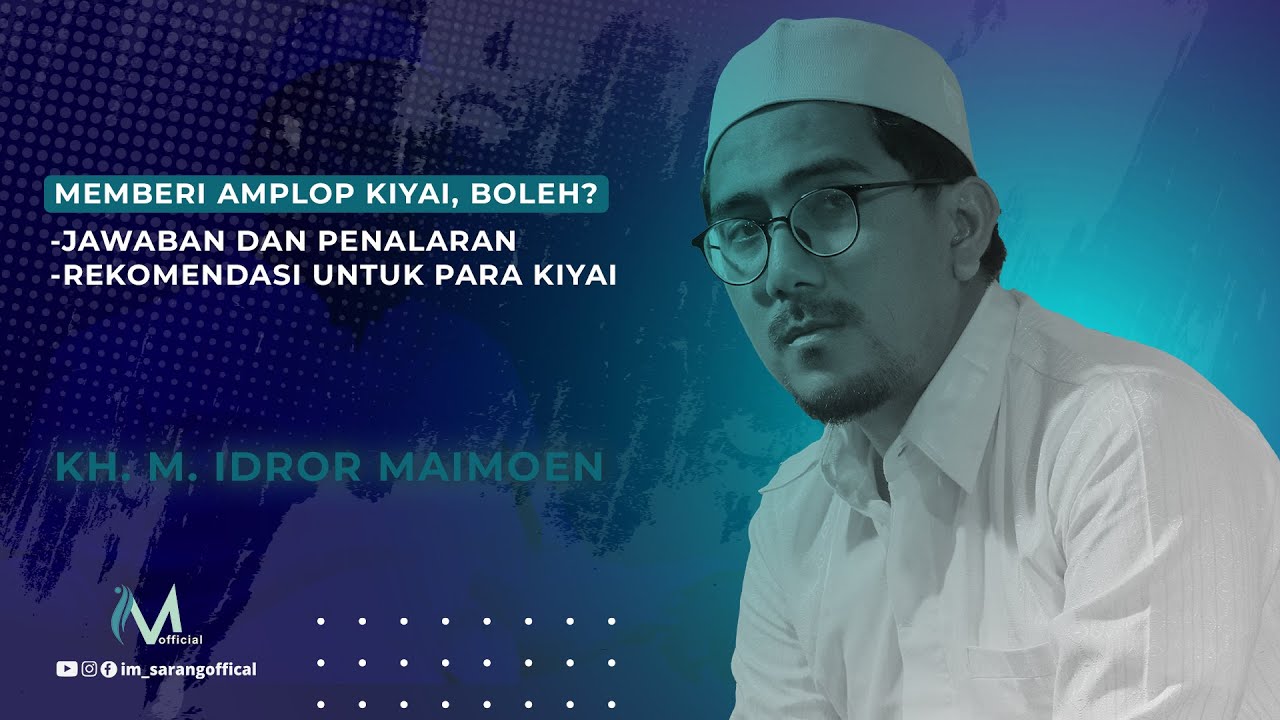 NGAJI JUMAT SIANG | KIYAI MENERIMA AMPLOP, BOLEH? | GUS IDROR MAIMOEN