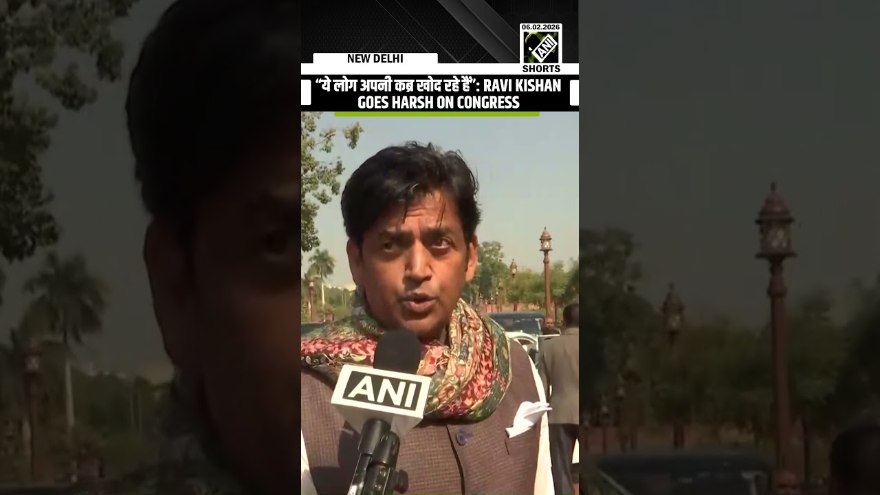 BJP&rsquo;s Ravi Kishan &lsquo;brutally slams&rsquo; Congress & opposition parties over protest in Parliament premises