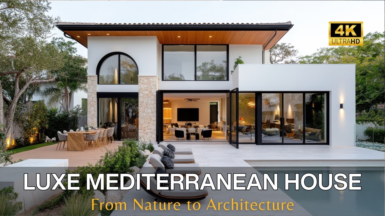 From Nature to Architecture: A Premium Mediterranean House with Luxury Sustainable Design Ideas