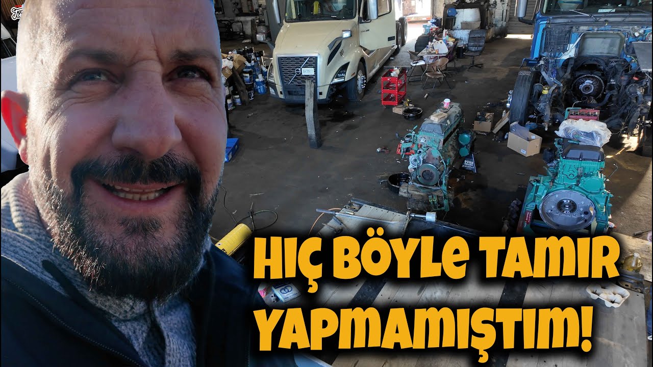 Hiç Böyle Tamir Yapmamıştım! 3 Tır 1 Dorse | Bir Gunum Nasil Geciyor
