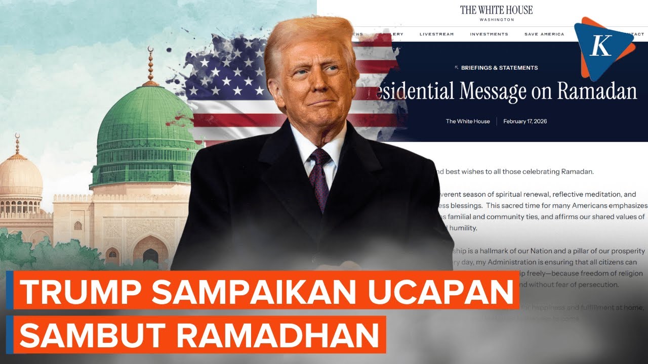 Trump Kirim Ucapan Sambut Ramadhan 2026, Begini Pesannya...