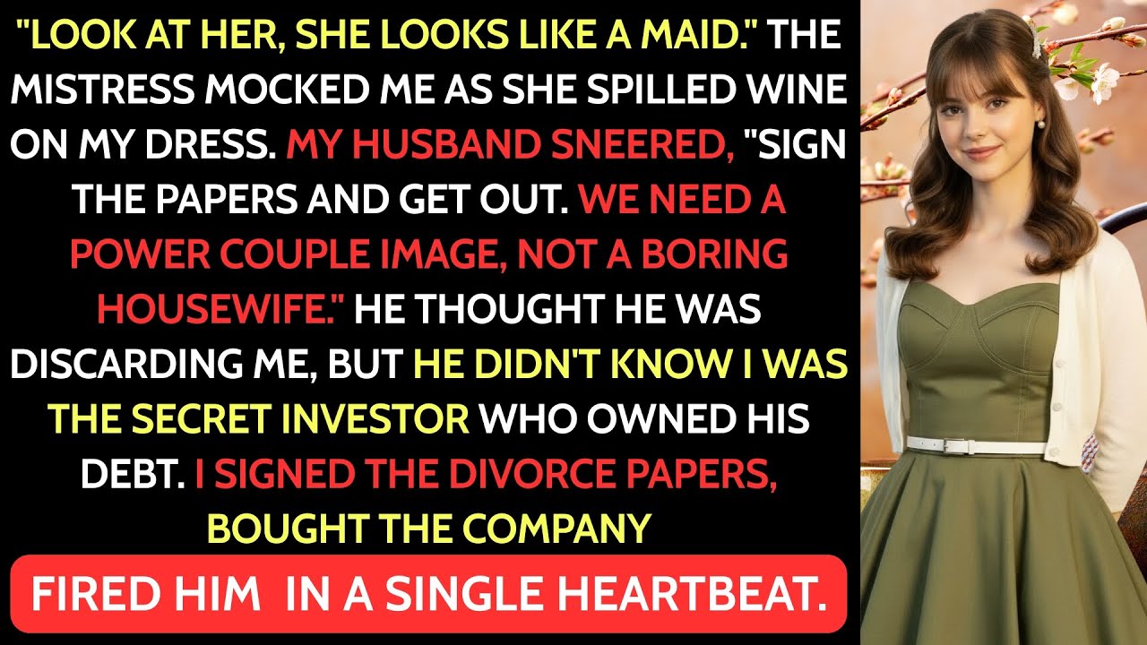 My Billionaire Husband's Mistress Bragged “I’m The New Partner”—I Bought The Company And Said...