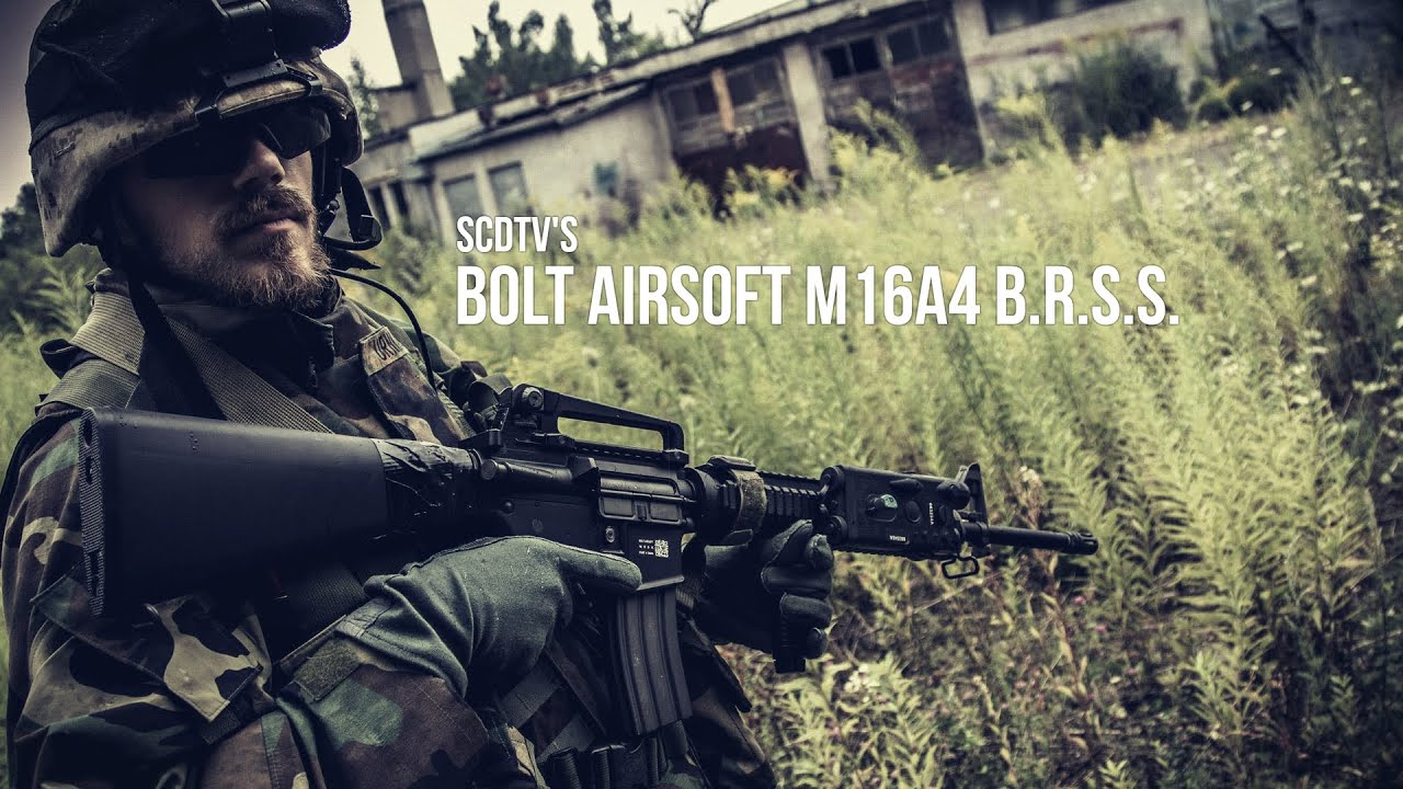 SCDTV BOLT AIRSOFT M16A4 BRSS AIRSOFT REVIEW
