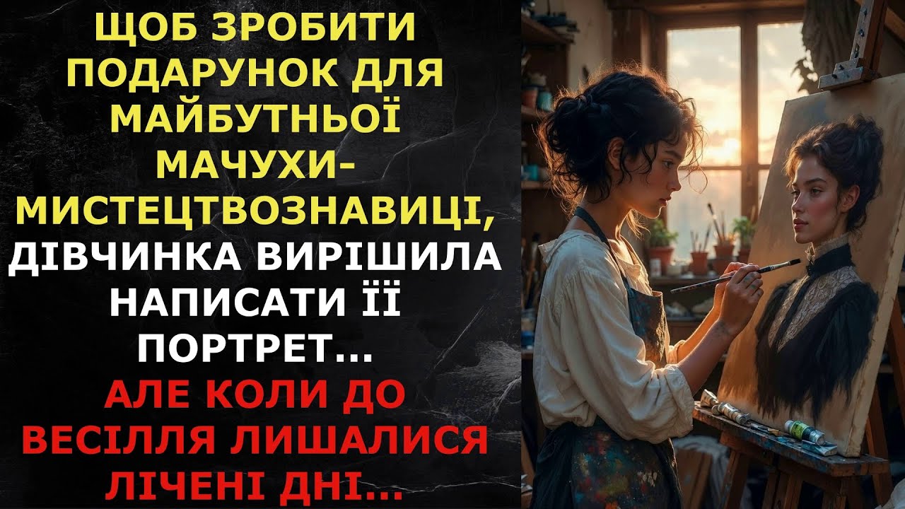 Щоб зробити подарунок для мачухи, дівчинка вирішила написати її портрет... А коли до весілля...