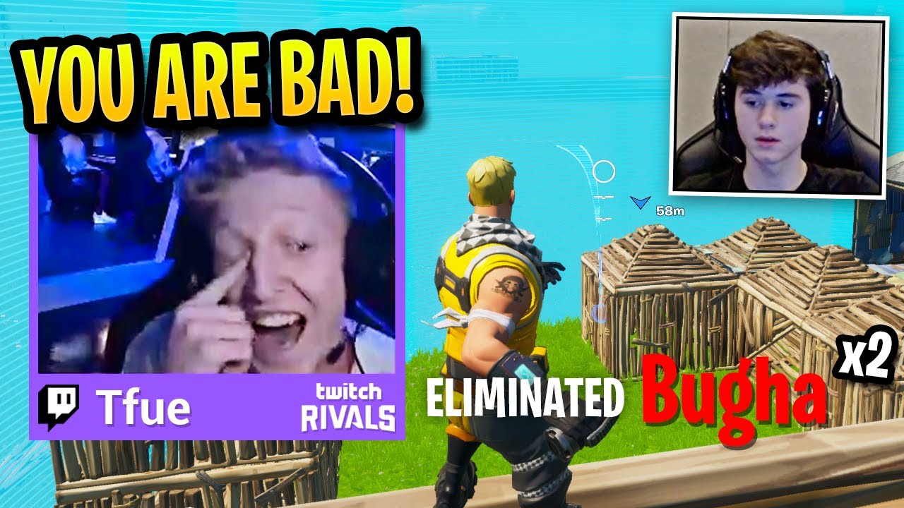 TFUE *LAUGHS* at BUGHA After DESTROYING Him TWICE! (Fortnite)