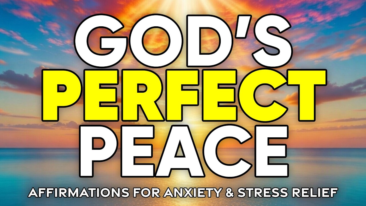 Be Still and Know That I Am God | Calm and Peaceful Affirmations for Anxiety & Stress Relief