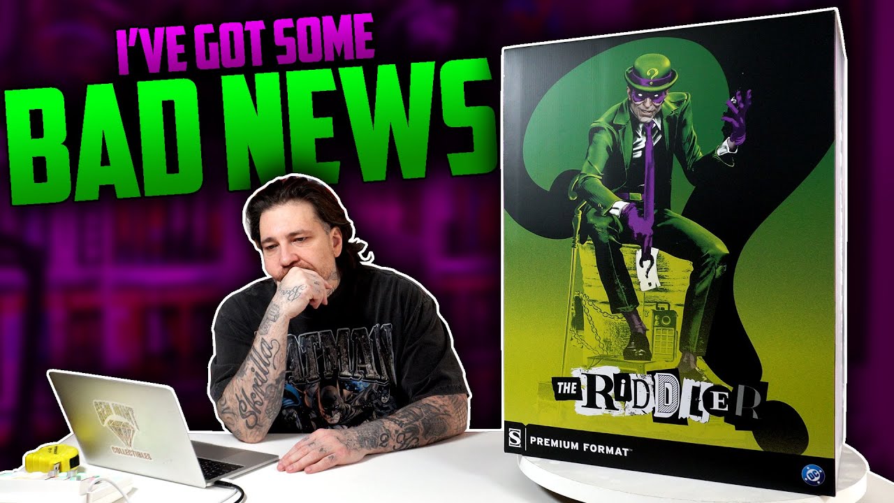 The RIDDLER Premium Format by Sideshow | Statue Unboxing & Review