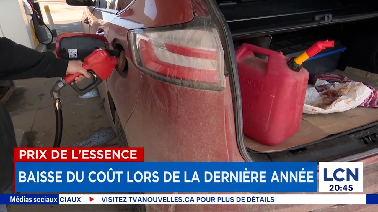 Ça fait du bien au portefeuille: le prix de l’essence a chuté en 2025