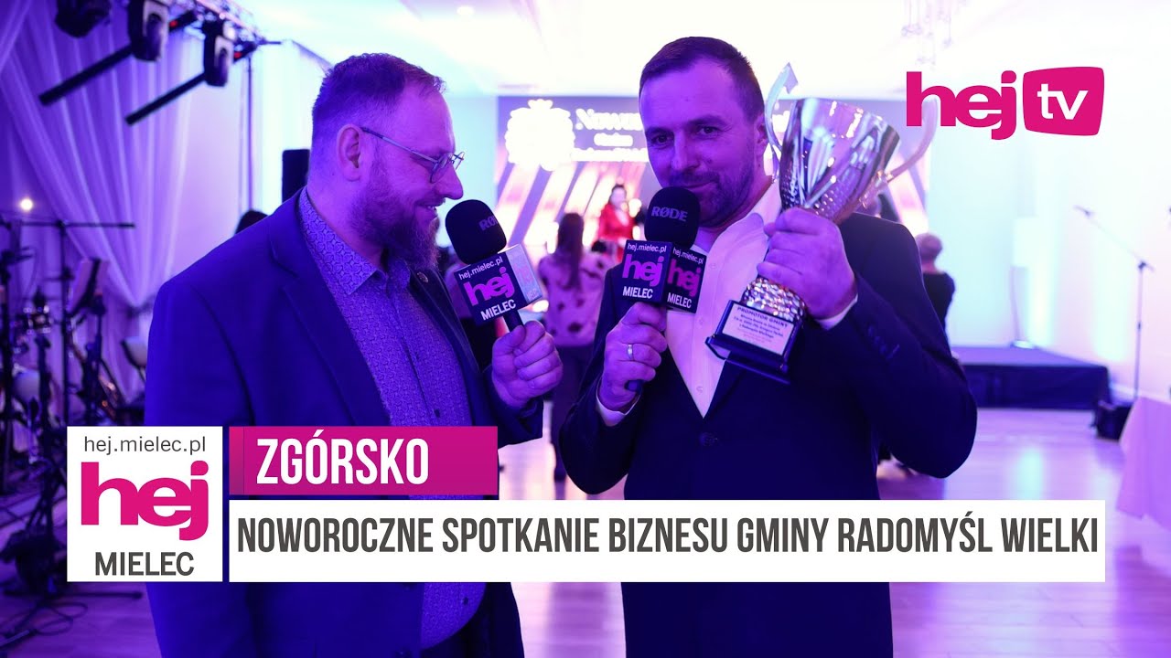 hej.mielec.pl TV: Gmina RADOMYŚL WLK: Noworoczne Spotkanie Biznesu [GRZEGORZ PACHOŁ WINNICA AMELIE]