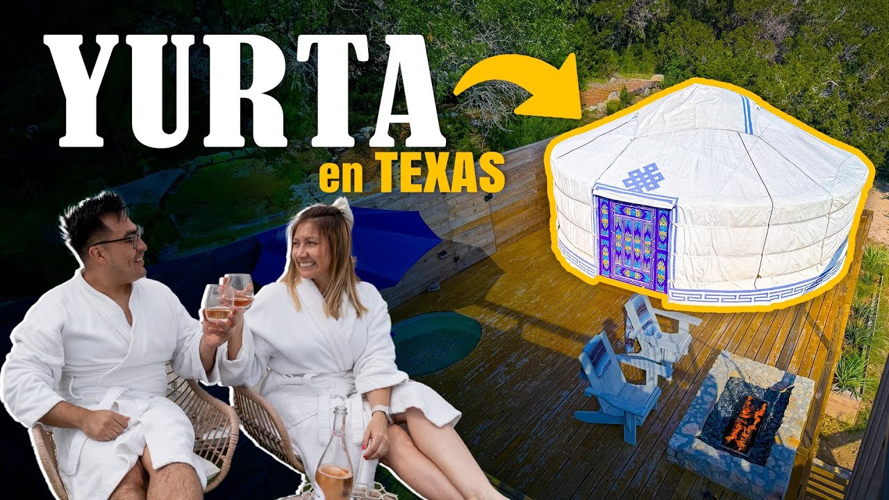 Así es una Yurta de lujo cerca a Austin, Texas | Glamping Tx