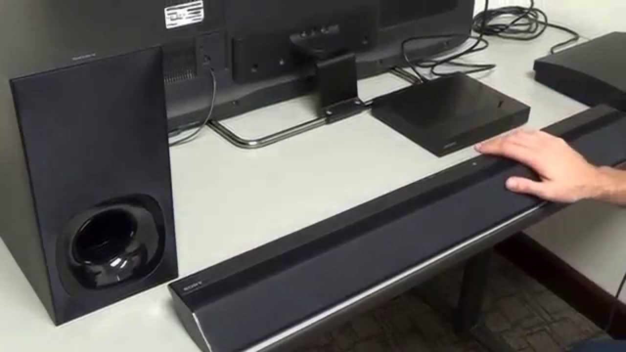 Como conectar una barra de Sonido. HT-CT380 SONY
