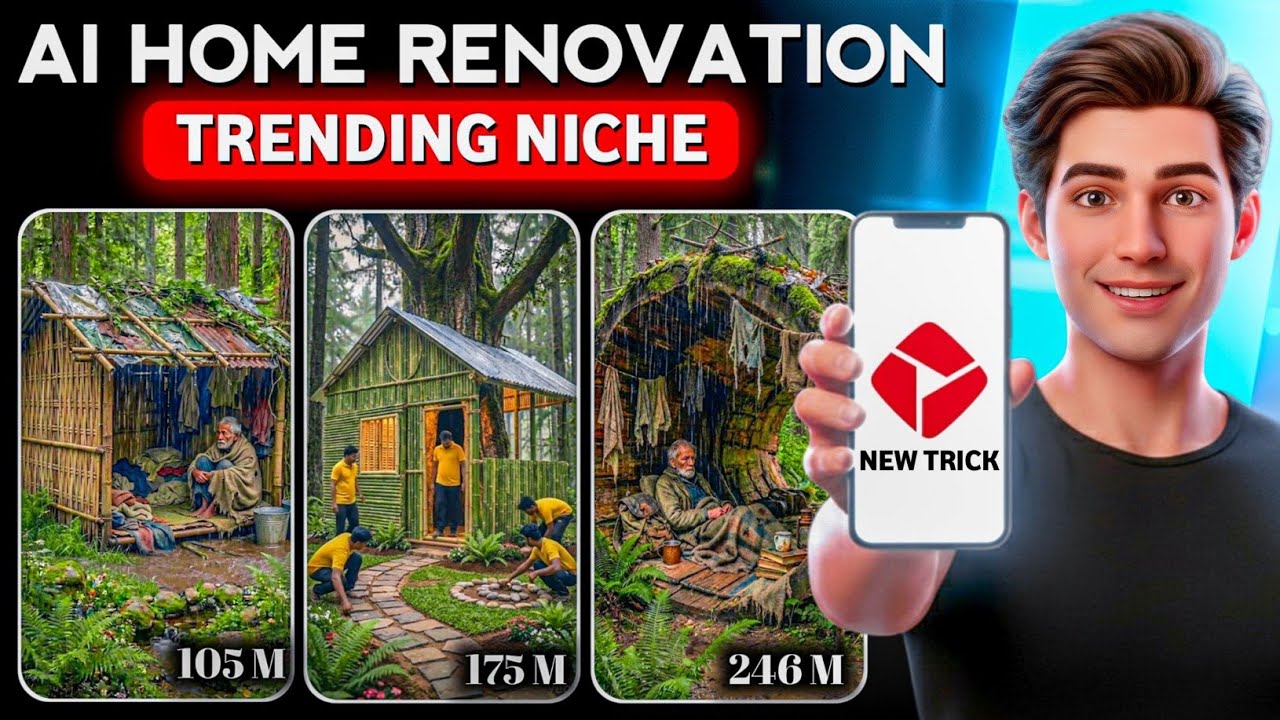 AI Home Renovation Before vs After | Insane House Transformation with AI | ai Se video kaise banaye✨